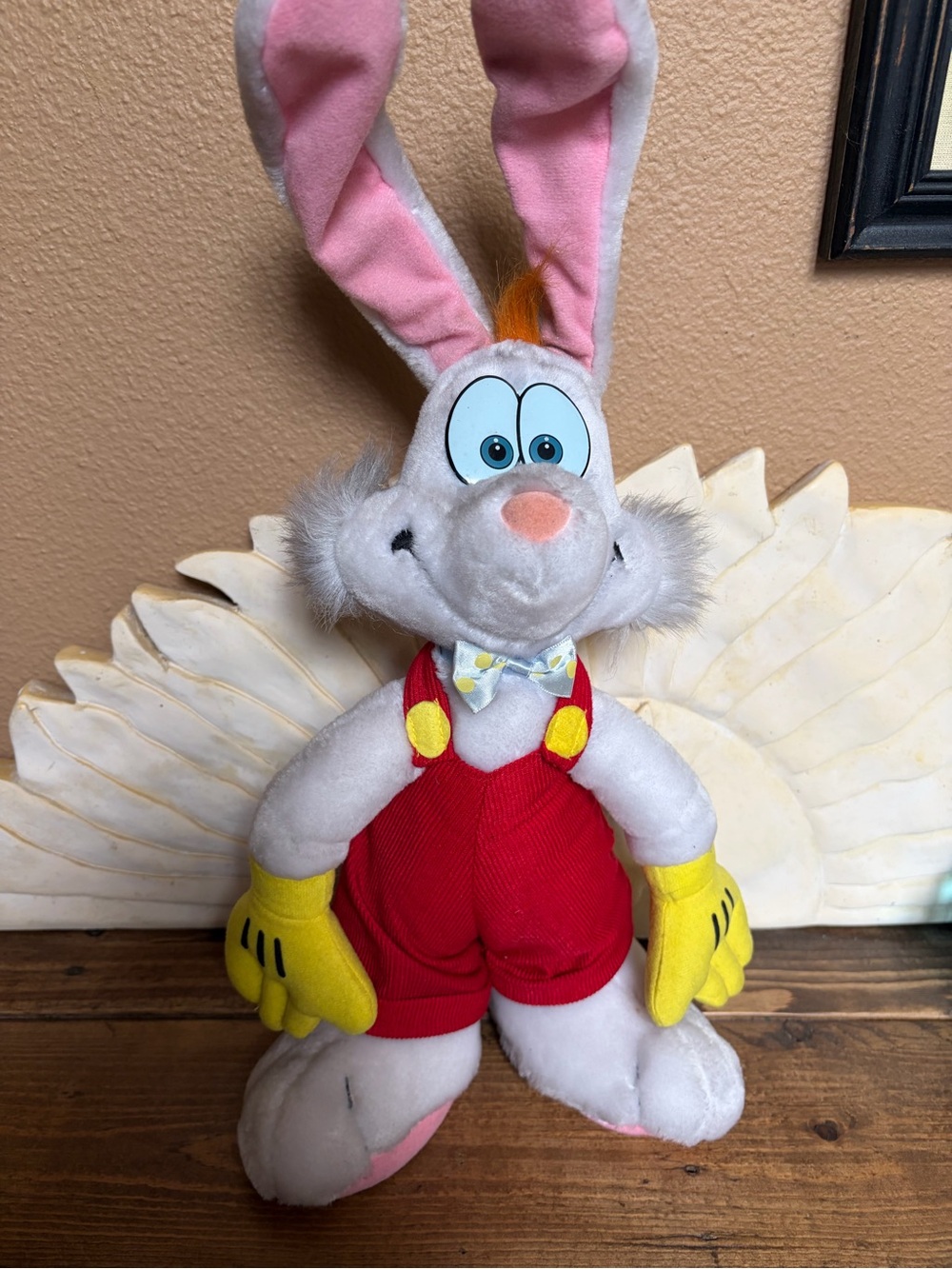 Disney Roger Rabbit 17 inch 1987 Standing Plush Rabbit - Picture 2 of 15
